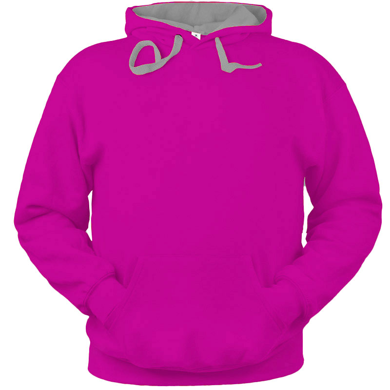 Sudadera Capucha Contrastada Hombre Frontal